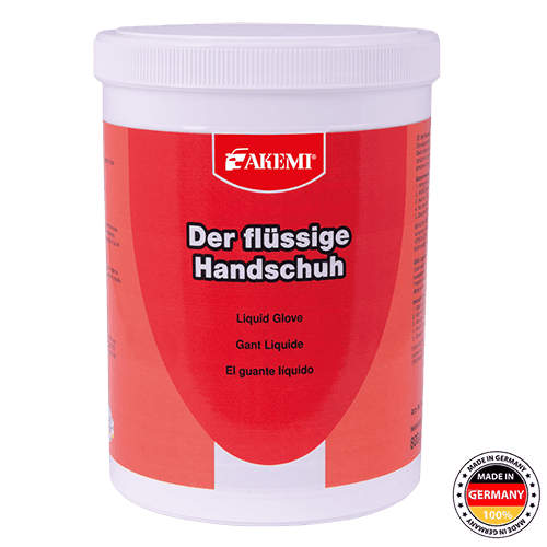 AKEMI Der flüssige Handschuh Hautschutzcreme Schutz vor Öle Fette Lacke 800g