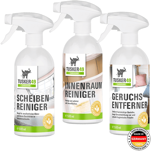 Tusker49 Caravan Innenraum Reinigungs Set